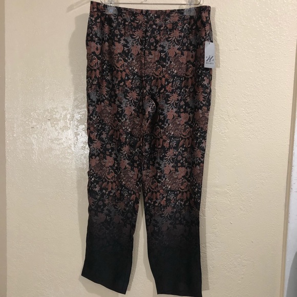 ZOZO Pants & Jumpsuits Zozo Women Golden Garden Floral Print Pant